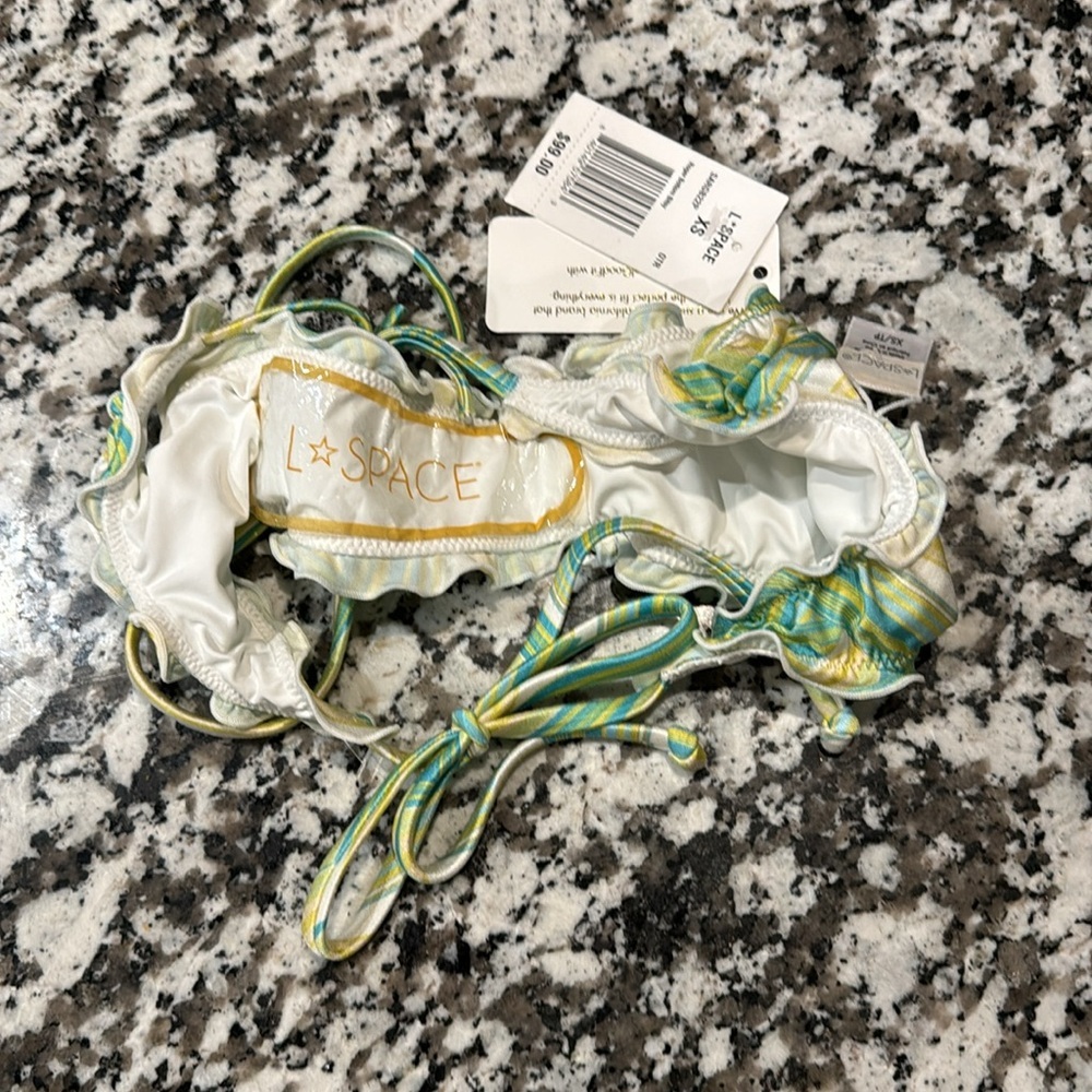 L*Space Maggie Roger Bikini Bottoms Over‎ the Rainbow NWT - Picture 11 of 12